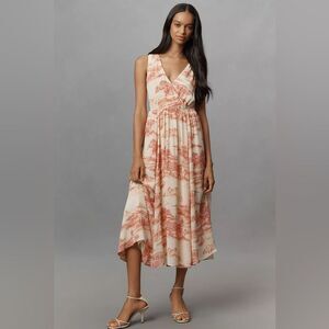 Reformation Farah Sleeveless V-Neck Midi Dress NWT